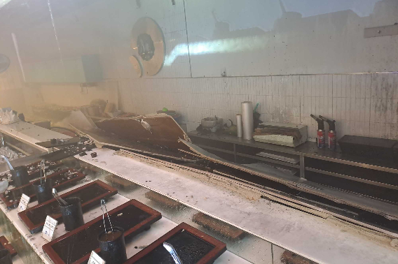 29일 오전 10시 20분쯤 강원 춘천시 효자동의 한 뷔페 음식점 주방에서 불이 나 10분 만에 꺼졌다. 강원소방본부 제공