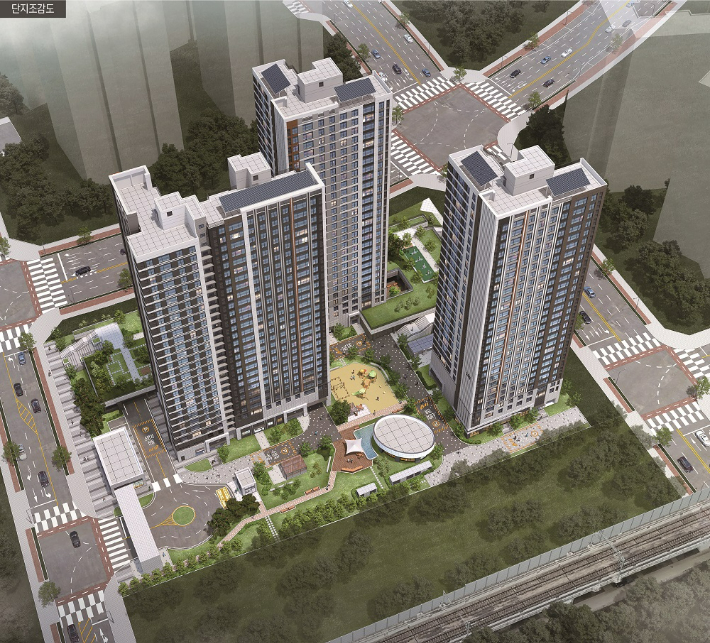남양주 진접2 'B1블록' 단지 조감도. 한국토지주택공사 제공
