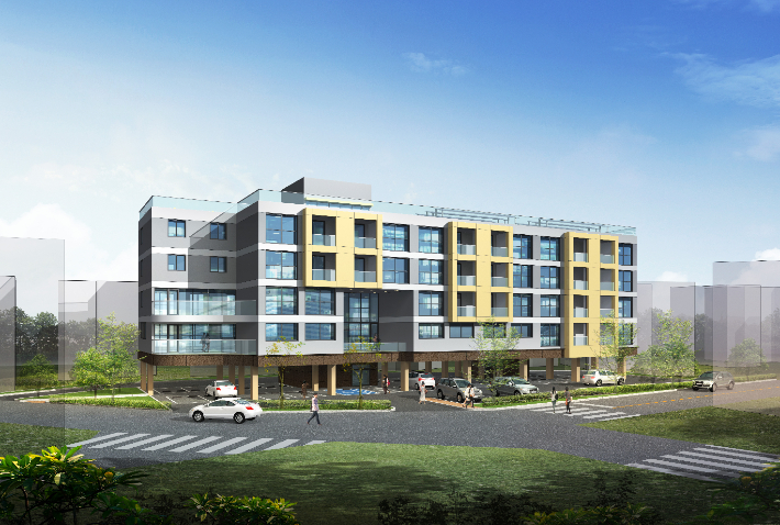 특화 공공임대 주택 조감도. 전북도 제공