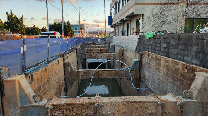 환경분야 국비 확보-여수 국동지구 하수도정비 중점관리지역 정비사업. 전라남도 제공