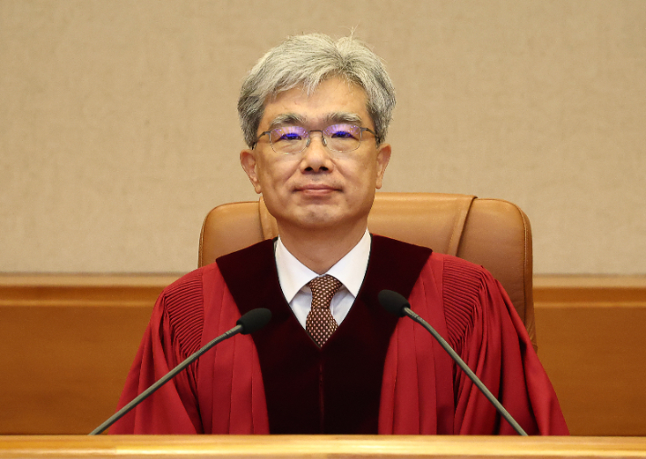 김상환 헌재소장. 연합뉴스