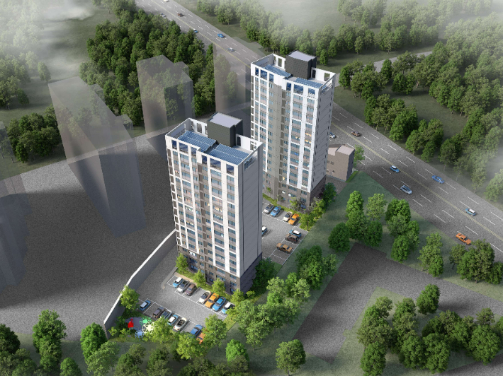 만원주택 조감도-진도. 전라남도 제공