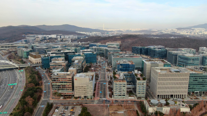 판교테크노밸리 전경. 성남시 제공