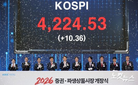2026년 증권시장 개장..사상 최고치 돌파