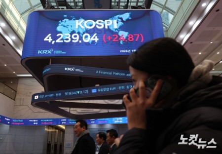 2026년 첫 거래일 맞은 코스피, 장중 사상 최고치