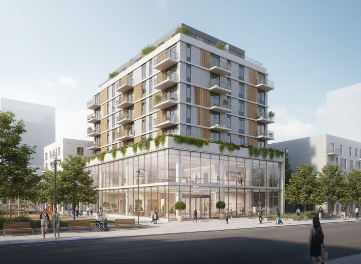 하대원동 고령자 복지주택 조감도. 성남시 제공