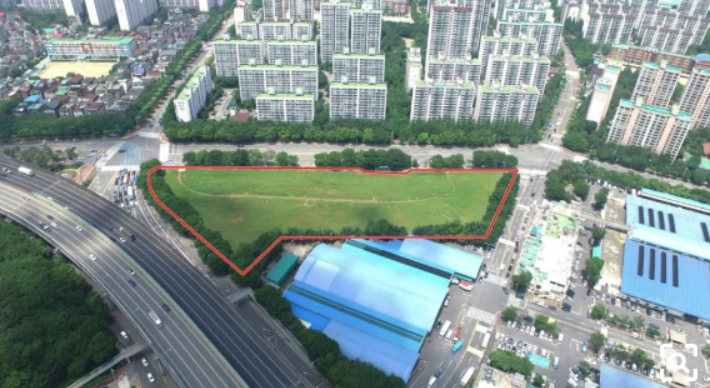 안양시 평촌시외버스터미널 부지. 안양시 제공