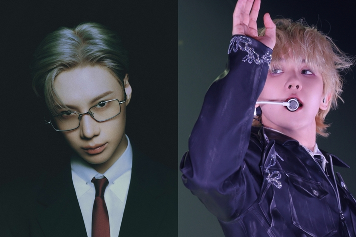 왼쪽부터 태민, 백현. 빅플래닛메이드, INB100 제공