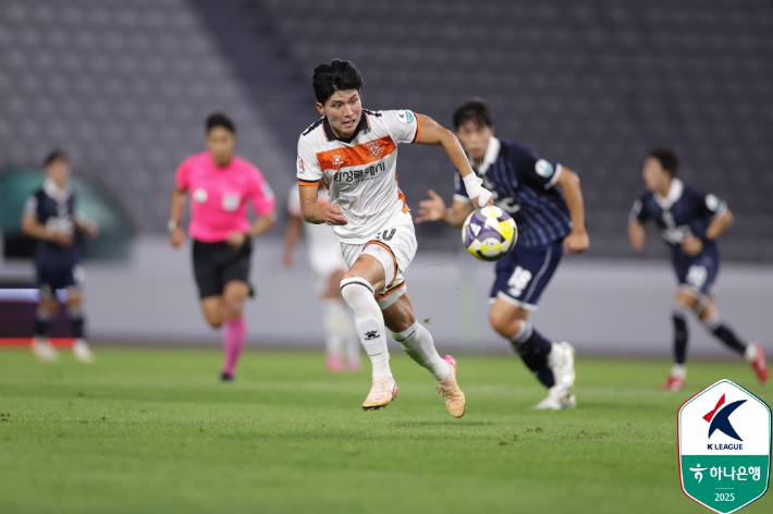 박준서의 화성FC 경기 장면. 한국프로축구연맹 제공 