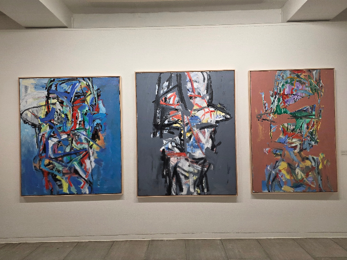 장-마리 해슬리의 '자화상' 연작. 곽인숙 기자