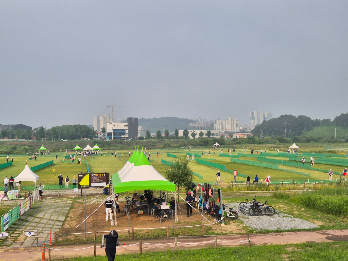 광주 북구 연제동 광주북구파크골프장 전경. 광주 북구시설관리공단 제공