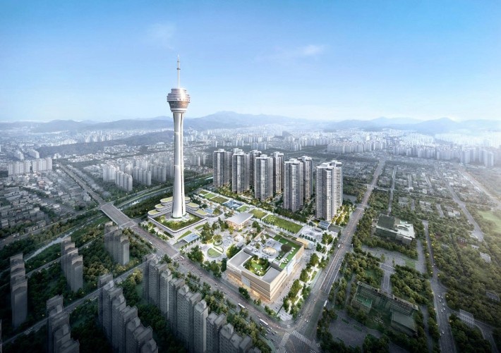 전주 옛 대한방직 부지 개발 사업 조감도. 전주시 제공