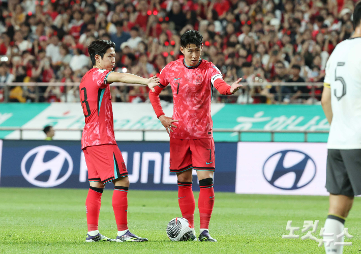 이강인과 손흥민. 황진환 기자