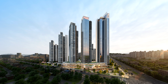 굴포천역 남측 도심 공공주택 복합사업 조감도. 인천도시공사 제공