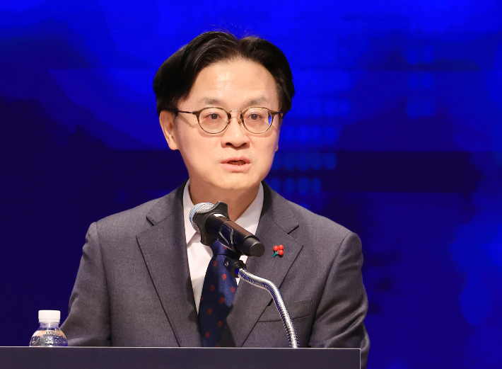 김정관 산업통상부 장관. 연합뉴스