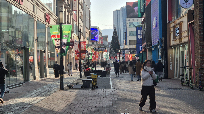 지난달 대구 동성로 메인스트리트. 곽재화 기자