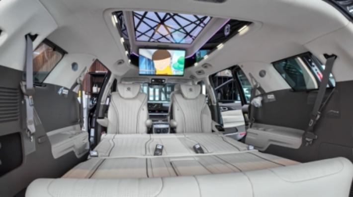 베가 차박시트 내부. 보가9 제공