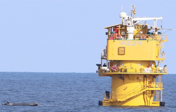 중국 서해 구조물. 더불어민주당 이병진 의원실 제공