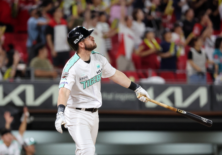 전 KIA 외국인 타자 패트릭 위즈덤. 연합뉴스