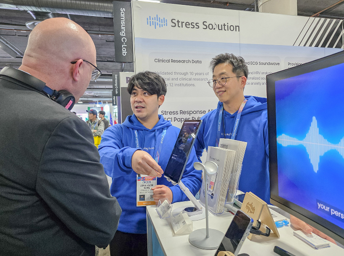 삼성전자가 CES 2026이 열리는 미국 라스베이거스 베네시안 엑스포 유레카 파크에 C랩(C-Lab) 전시관을 마련하고, 총 15개 스타트업과 함께 혁신 기술을 선보이고 있다. 삼성전자 제공