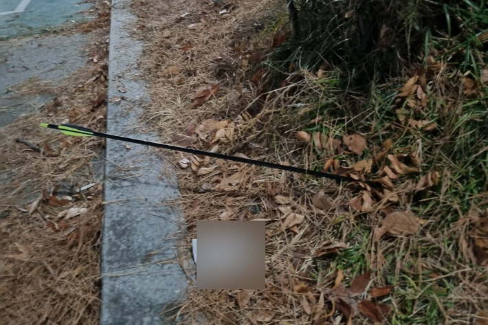 사건현장 모습. 피해자 제공