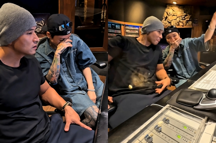 왼쪽부터 유승준, 저스디스. 유승준 유튜브 캡처