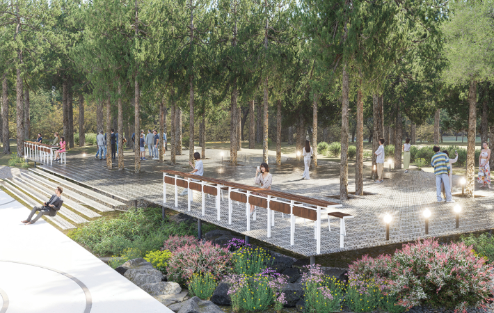 물놀이 쉼터 조감도. 울진군 제공