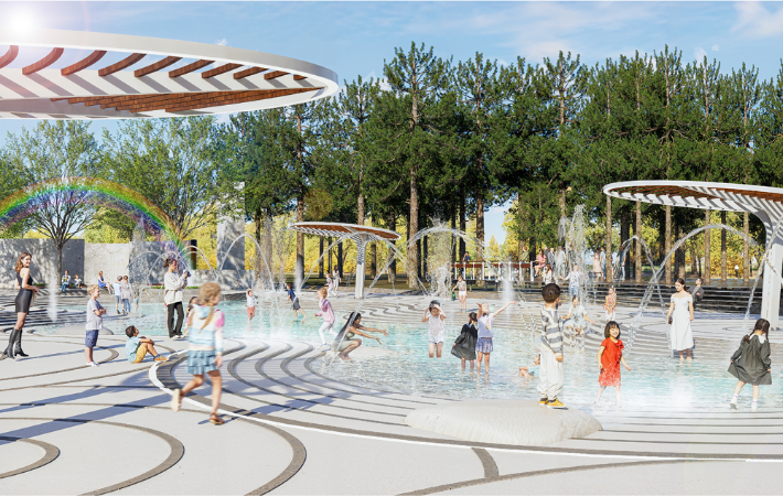 물놀이 쉼터 조감도. 울진군 제공