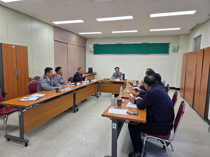 2차 사고 예방 간담회. 전북경찰청 제공