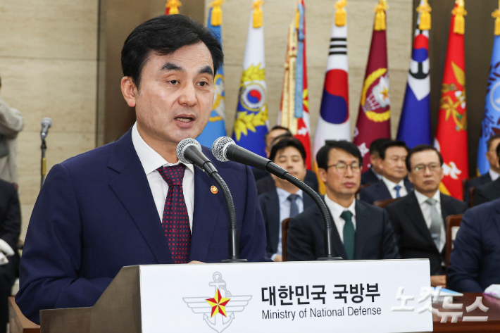 안규백 국방부 장관. 국회사진기자단