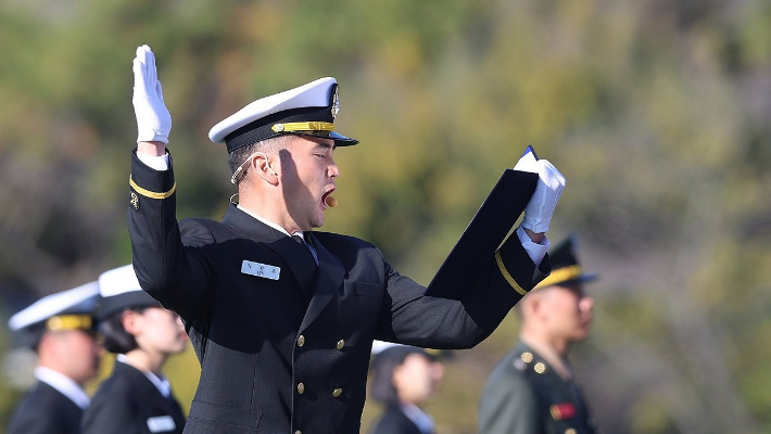 삼성전자 이재용 회장 아들 이지호 신임 소위. 연합뉴스