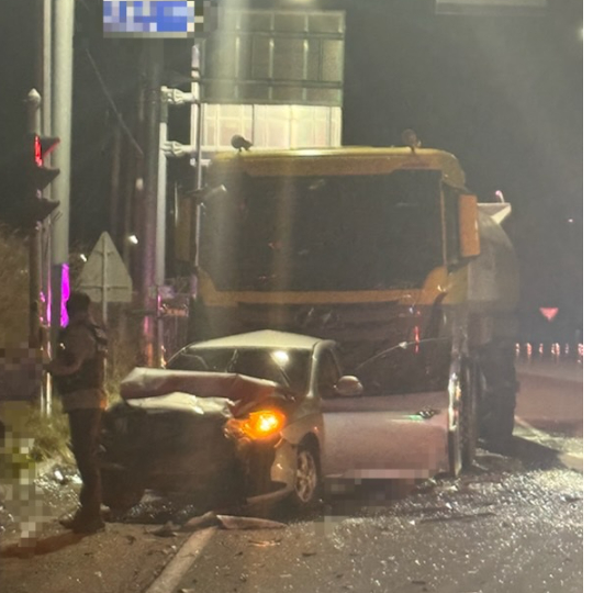 차량 사고 모습. 경북소방본부 제공