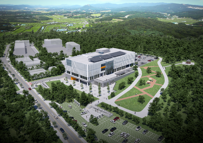 지식산업센터 조감도. 증평군 제공