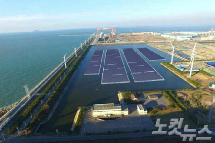 수상 태양광 발전 자료 사진