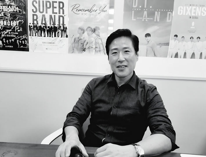 TME그룹의 라이브 엔터테인먼트 부문 대표로 영입된 신상화 신임 대표. 티엠이 그룹, 켄버스 제공