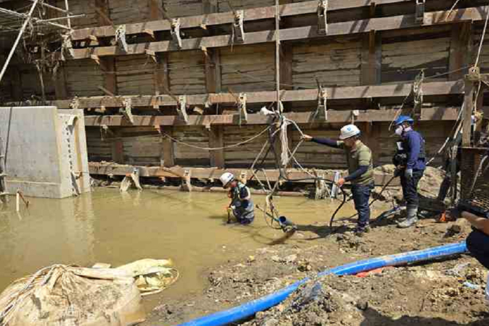 국립과학수사연구소, 한국산업안전보건공단, 한국전기안전공사 점검 사진. 경기남부경찰청 제공
