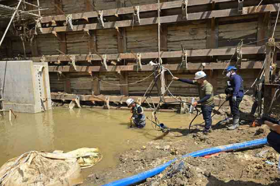 국립과학수사연구소, 한국산업안전보건공단, 한국전기안전공사 점검 사진. 경기남부경찰청 제공