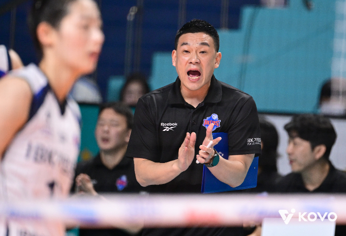 여오현 IBK기업은행 감독대행. 한국배구연맹