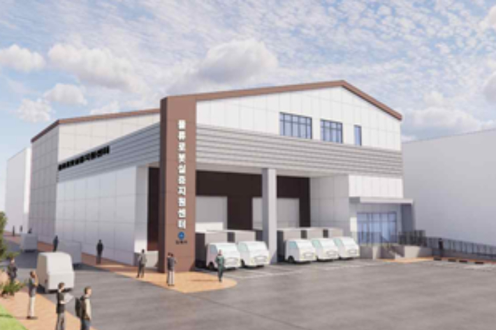 물류로봇 실증지원센터 조감도. 김해시 제공