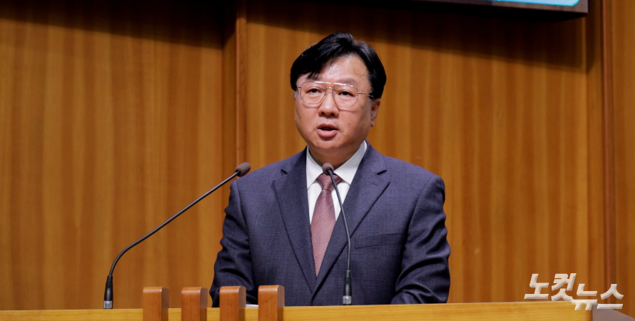 목포기독교교회연합회, 제67대 한승강 회장 취임…"섬김의 지팡이로 목포 교계 이끌 것"