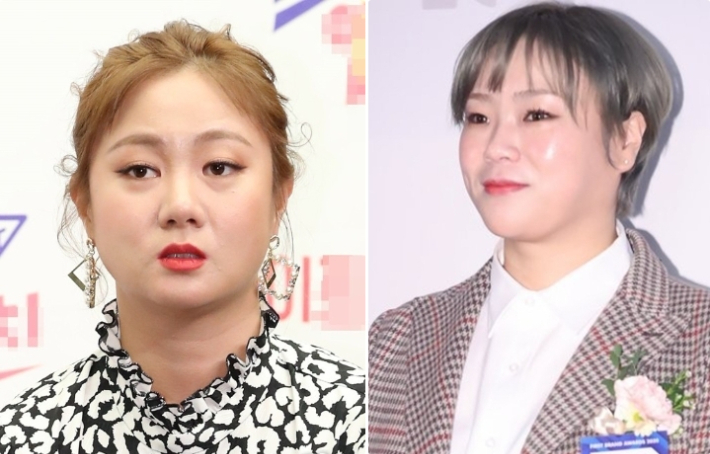 방송인 박나래와 유튜버 입짧은햇님. 연합뉴스