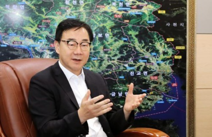 하승철 하동군수. 연합뉴스