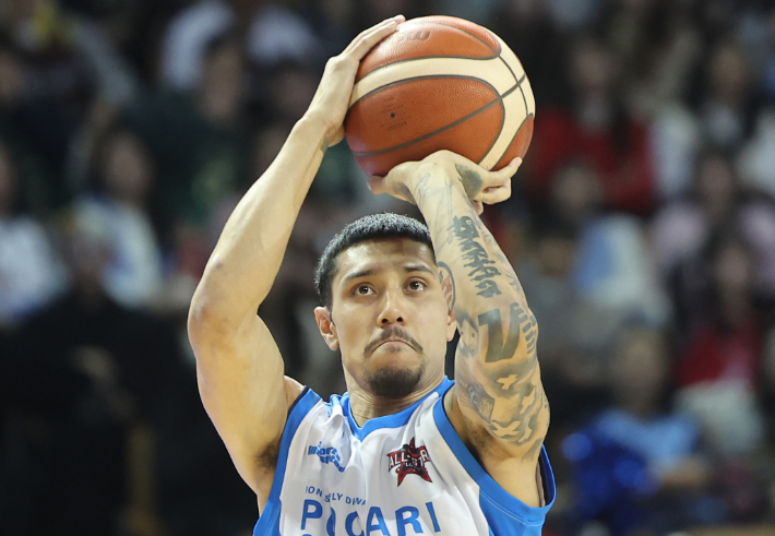 이선 알바노의 3점슛. KBL 제공