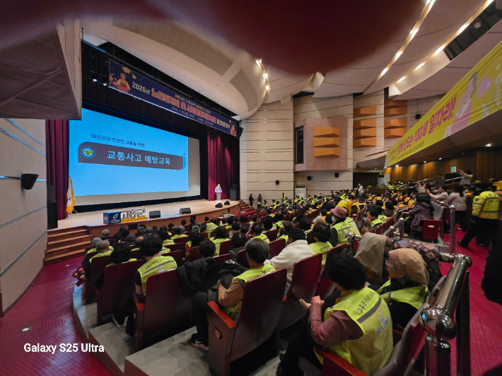 어르신 대상 교통사고 예방 특강. 고흥경찰서 제공