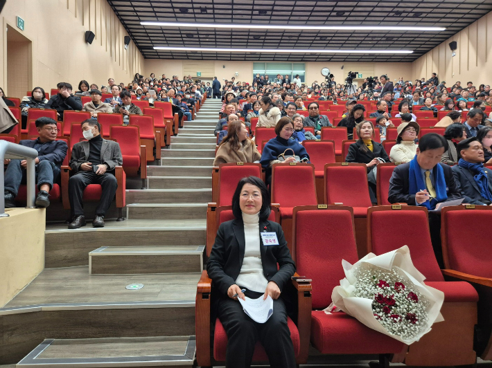 북콘서트 객석. 강숙영 입후보 예정자 제공