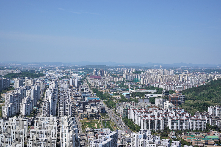 천안시 전경. 천안시청 제공