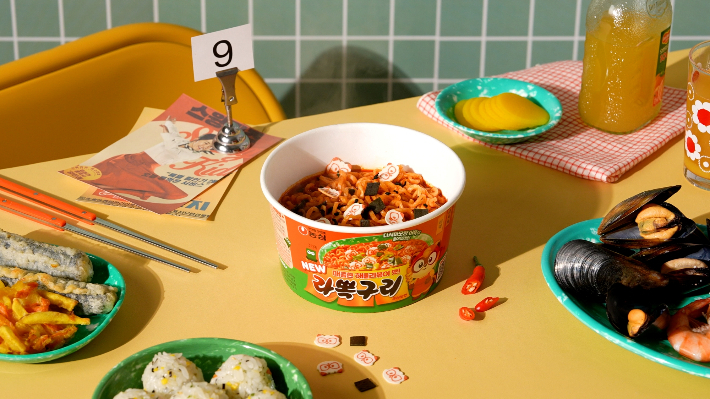 신제품 '라뽁구리 큰사발면'. 농심 제공