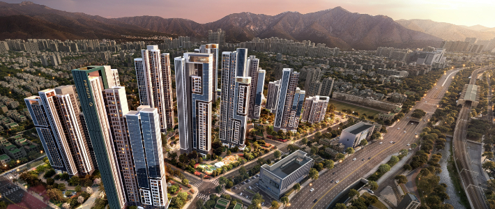 사직4구역 조감도. 대우건설 제공