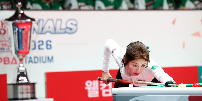 하나카드 여자 에이스 김가영. PBA 