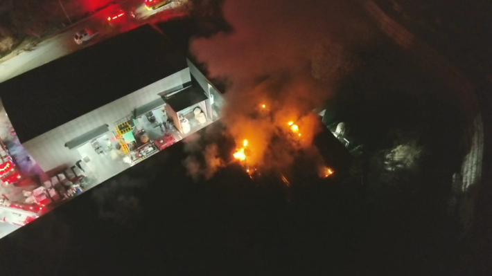 화재 현장. 음성소방서 제공